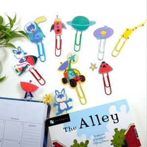 Sticker Paper Clips, kids Bookmark Paper Clips, Planner Accessory, Stationary,